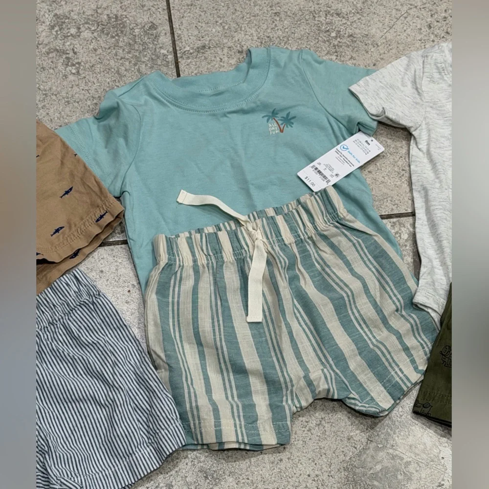 New and Like New- Lot of 9 month baby clothes